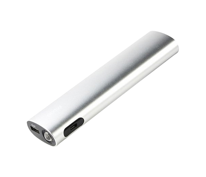 Rapoo P300 10400Mah High Quality Power Bank with LED Torch- Silver - Zoom Image 5