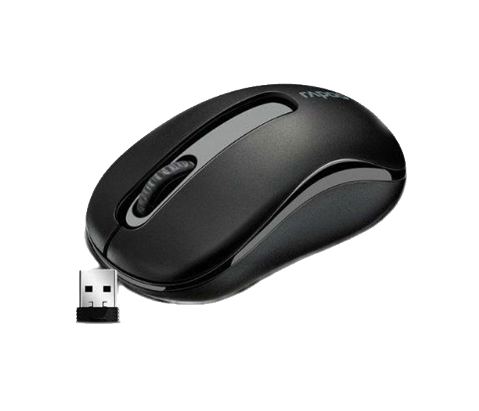 Rapoo M10 2.4GHz Wireless Optical Mouse - Black - Zoom Image 5