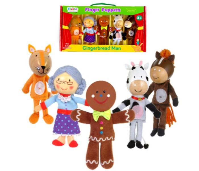 Fiesta Crafts T-2770 Gingerbread Man Assorted, Set of 5 - Zoom Image 1