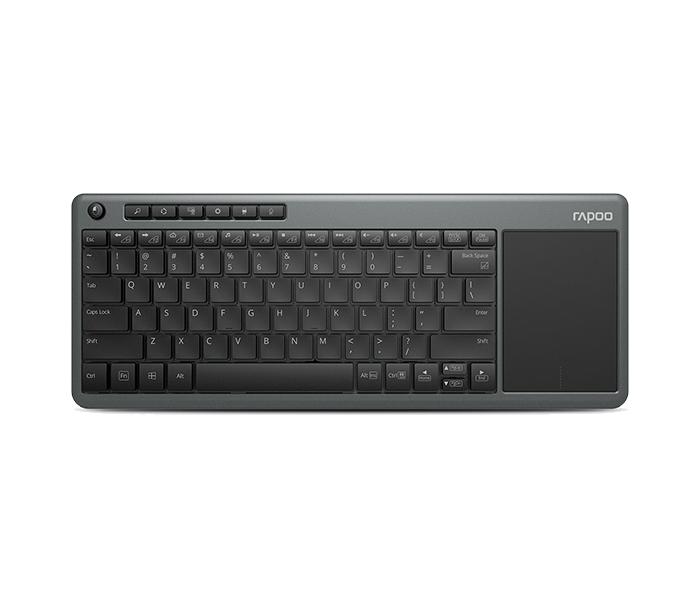 Rapoo K2600 Wireless Keyboard with Touchpad - Arabic, Black 16936 - Zoom Image 4