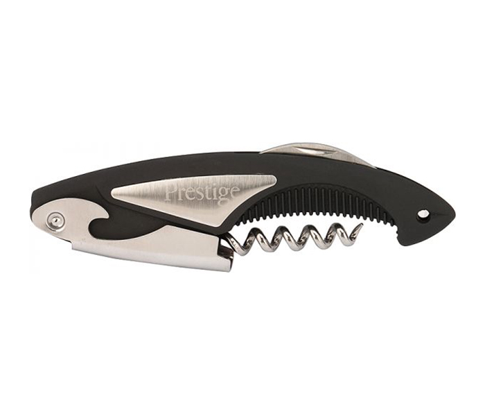 Prestige PR857 Stainless Steel Waiters Corkscrew, Black - Zoom Image 1