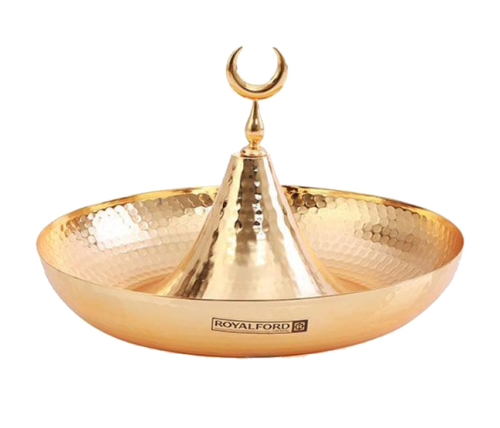 Royalford RF8254 Dry Fruit Tray - Gold - Zoom Image