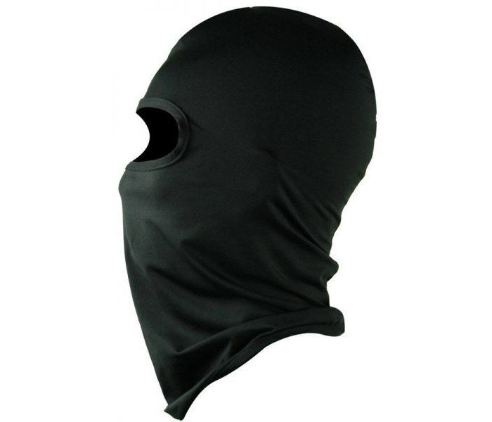 Cotton Full Face Neck Guard Masks CFFNGMB4 Black - Zoom Image 2