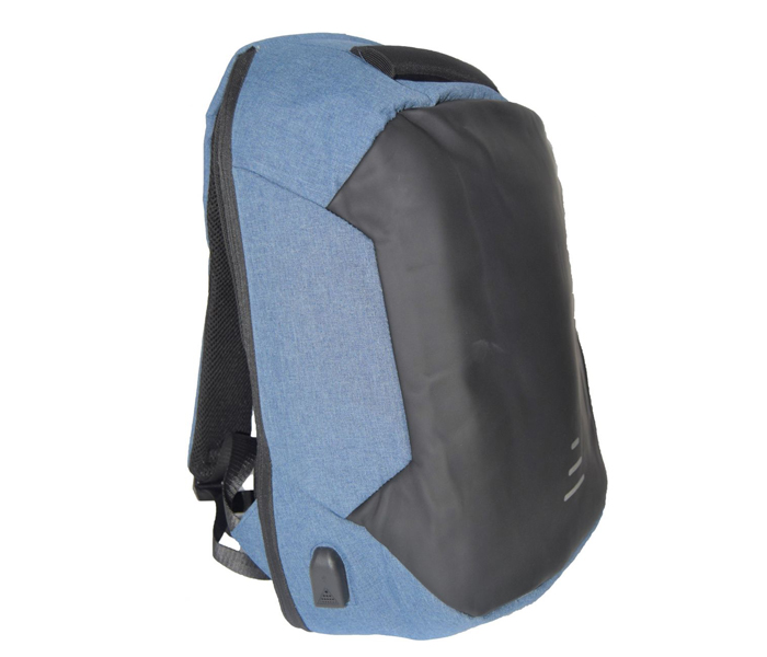 Dasfour AR-096-2 Anti-theft Backpack  Laptop With USB Charge 16 Inches - Blue - Zoom Image 4