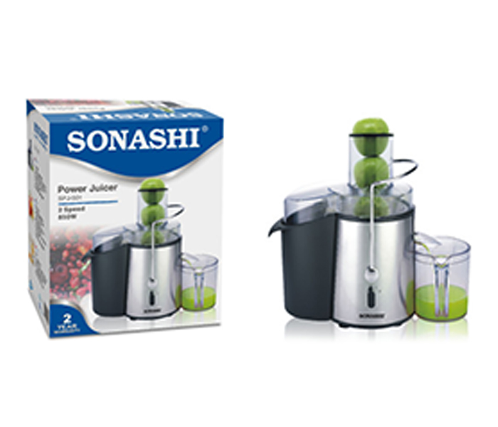 Sonashi SPJ-501(VDE) 700W Powerful Juice Extractor - Silver - Zoom Image 3