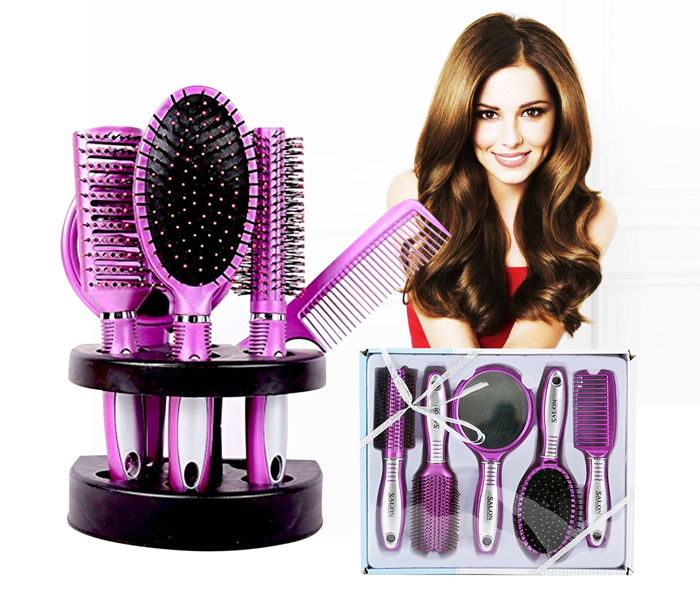 Epsilon EN3517 5 Pieces Haircare Comb Set - Zoom Image 1