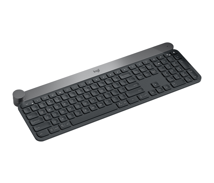 Logitech 920-008504 Craft Wireless Bluetooth Keyboard with Creative Input Dial English - Grey - Zoom Image 2