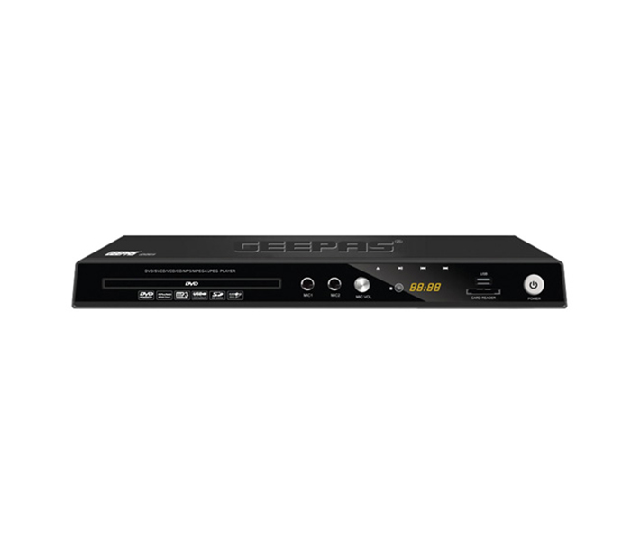 Geepas GDVD9319 5.1 Channel DVD Player with HDMI Supoort - Black - Zoom Image