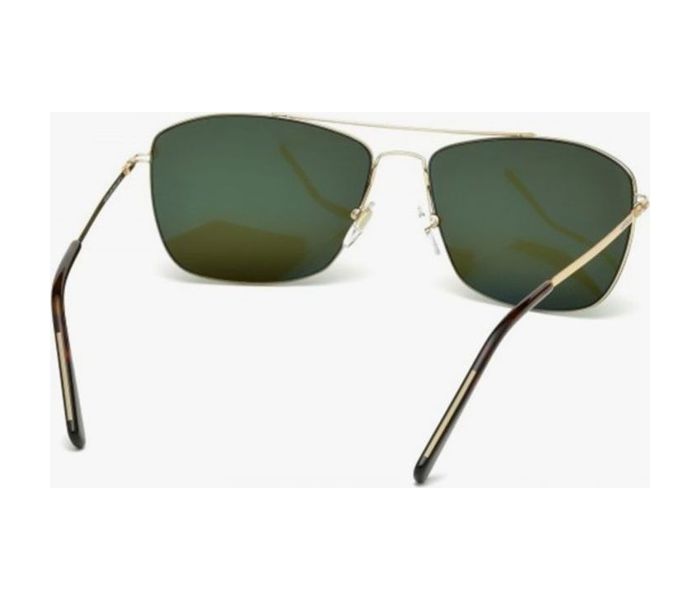 Mont Blanc MB 594S 28N Aviator Gold Frame & Green Mirrored Sunglasses for Men - Zoom Image 1