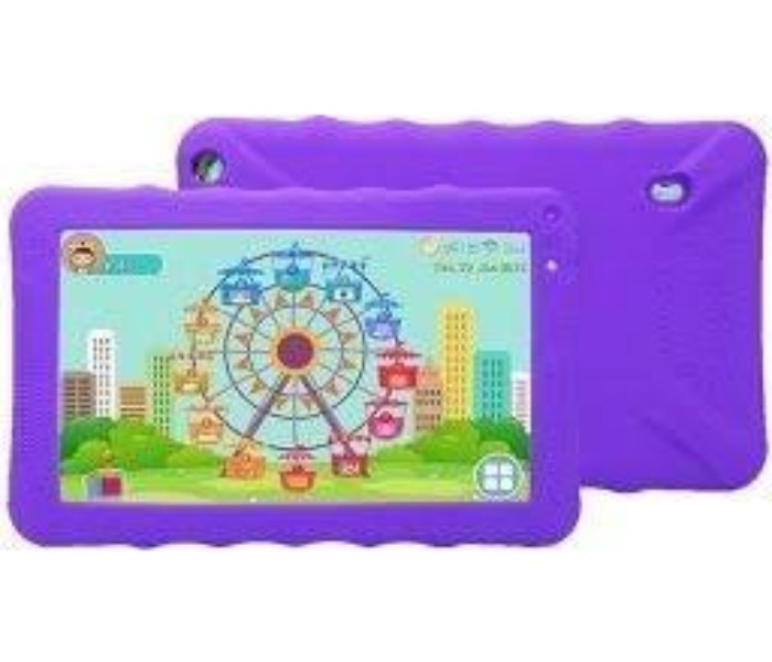 Wintouch K-76 Kids Tablet 7 inch, Android 4.4, 8GB, 512MB DDR3, WiFi, Quad Core, Dual Camera, Purple - Zoom Image