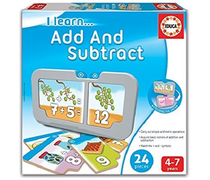 Educa 16418 Add & Subtract Multi Color - Zoom Image