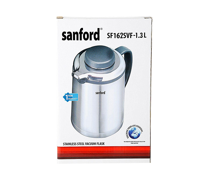 Sanford SF162SVF 1.3 Litre Stainless Steel Vacuum Flask - Silver - Zoom Image 3