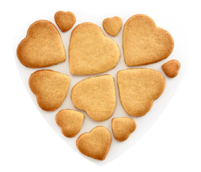 Twelve Heart-shaped Cookie Puzzle Hearts - Red - Zoom Image 1