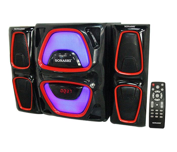 Sonashi SHS-2104USRB 2.1 Channel Bluetooth Speaker with USB, SD Card Slot & FM Radio Function - Zoom Image 6