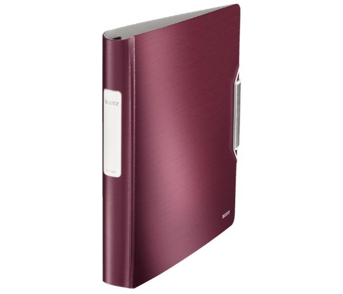 Leitz 4245-00-28 4DR Ring Binder Garnet Red - Zoom Image 3