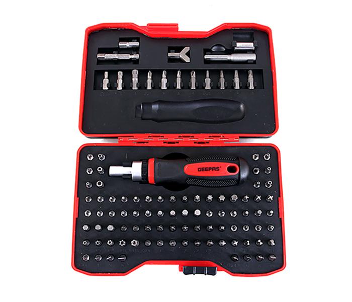 Geepas GT7651 Ratchet & Bits Set - 101 Pieces (Blocked) - Zoom Image 1