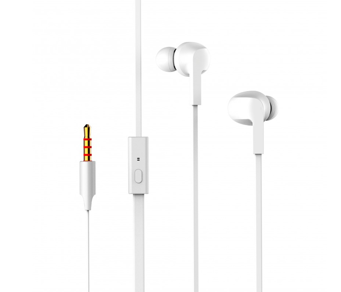 Iends Ie-Hs137 Flat Wired In-Ear Earphone 3.5Mm Jack With Mic - Zoom Image