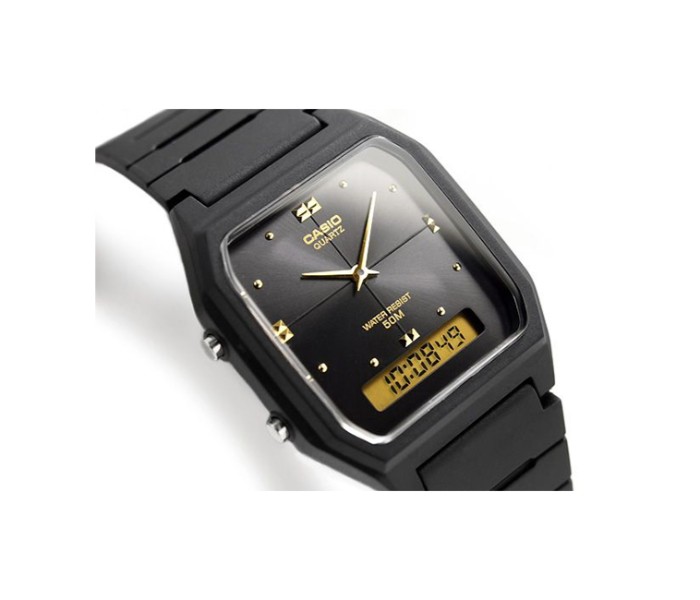 Casio AW-48HE-1AVDF (CN) Mens Casual Analog and Digital Watch Black - Zoom Image 1