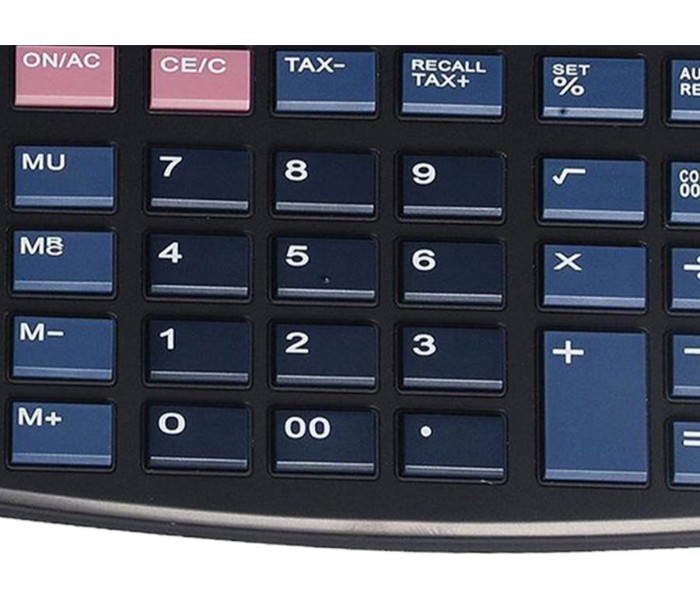 Citizen CTZ CT 555 12 Digit Basic Calculator Black - Zoom Image 1