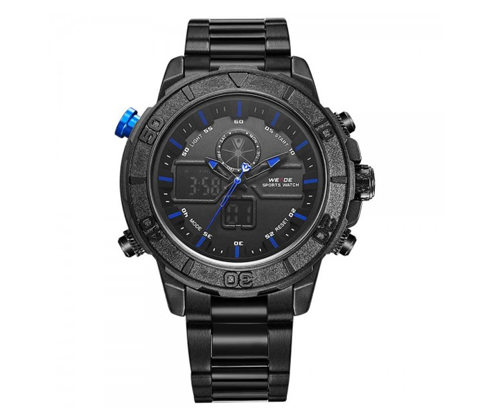 Weide WH-6108MB Analog and LCD Digital Watch Black and Blue - Zoom Image 4