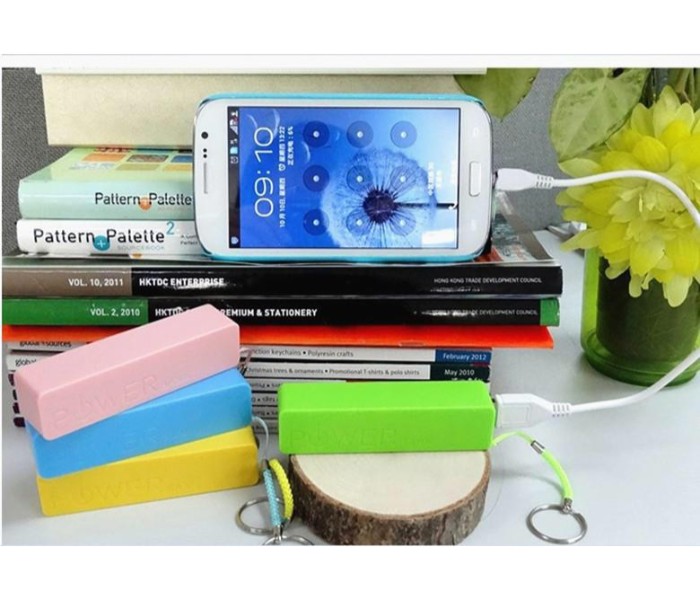 Mobile Charging Turbo 2600mAh Power Bank with 20 cm Micro USB Cable A5PB20 Multicolor - Zoom Image 2