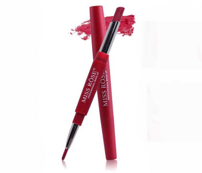 Miss Rose 7102-001A72 Sexy 2 In 1 Double Ended Waterproof Matte Lipstick  Beauty 04 - Zoom Image