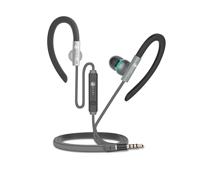 iends IE-HS631 Ear Hook Earphone - Grey - Zoom Image 3