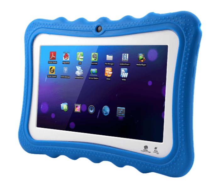 BSNL K-1 Kids Tablet, 7 inch, Android 4.4.2, 8GB, 1GB DDR3, Dual-core, Dual Camera, Blue - Zoom Image 1