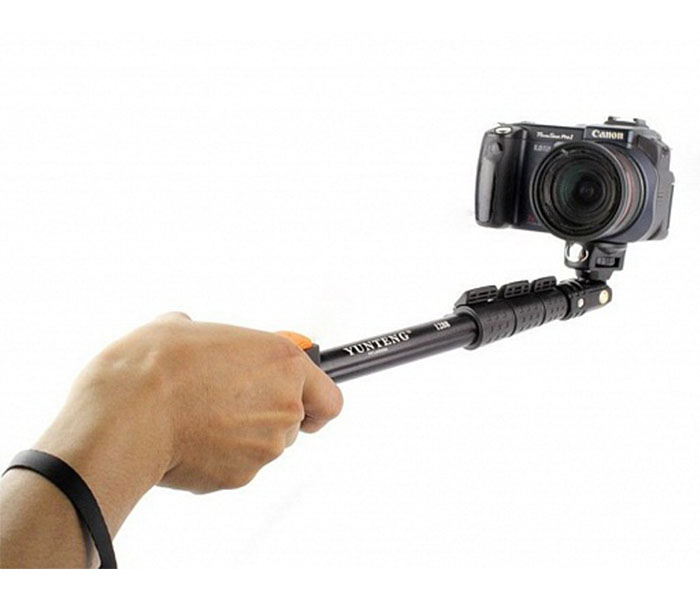 Yunteng Extendable Bluetooth Camera Shooting Handheld Selfie Stick, YT-1288 - Zoom Image 2