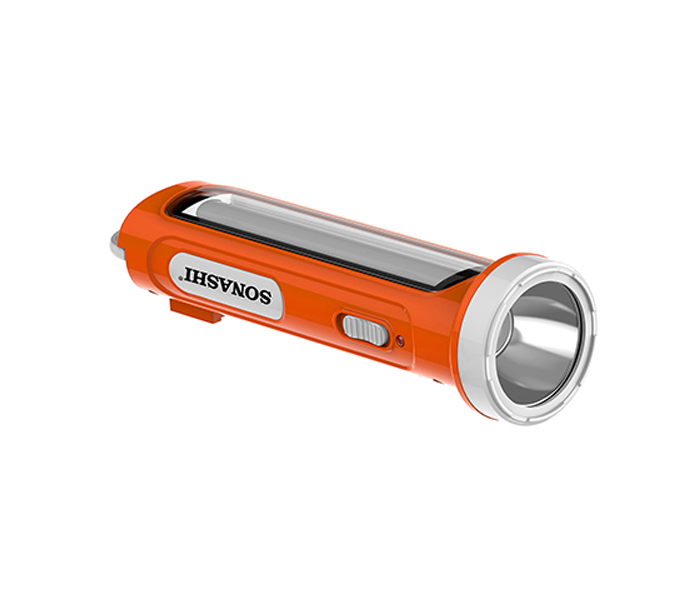 Sonashi SPLT-108 2-In-1 Rechargeable LED Torch with Lamp - Orange - Zoom Image 1