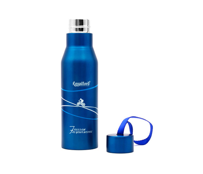 Royalford RF6606 720ml Stainless Steel Vacuum Bottle - Blue - Zoom Image 1