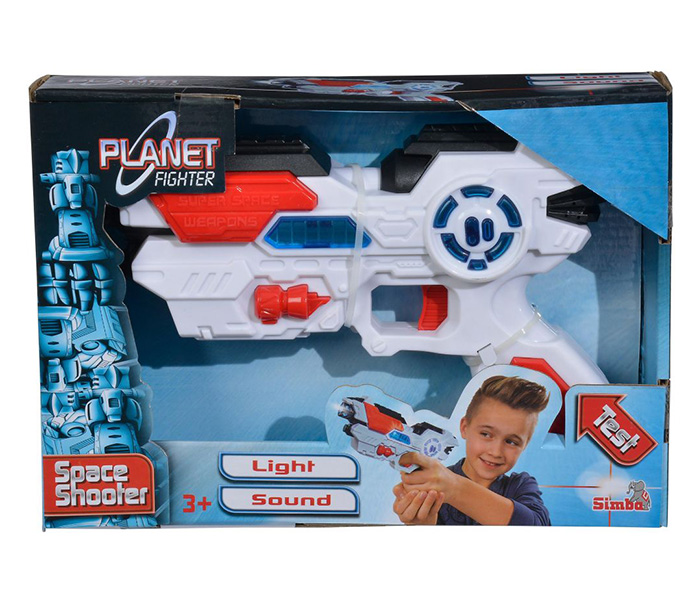 Simba 8042205 23CM Planet Fighter Space Shooter Laser Gun - Zoom Image 1