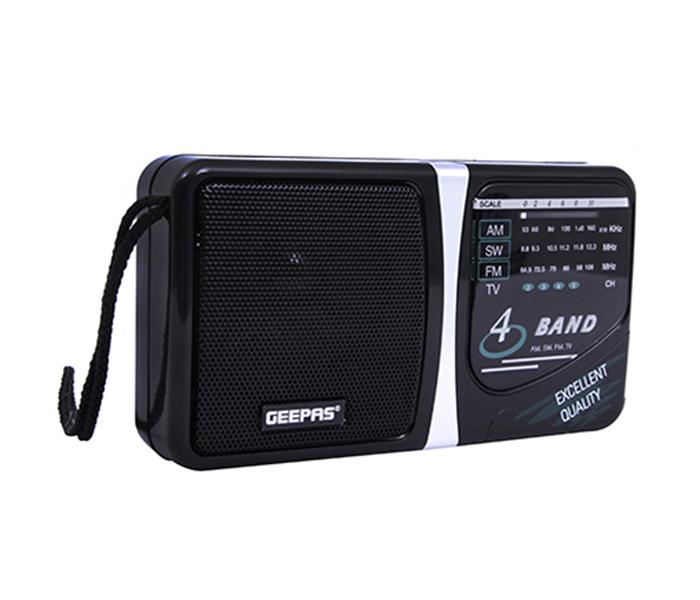 Geepas GR6821 4-Band FM/AM Radio with Earphones - Zoom Image 1