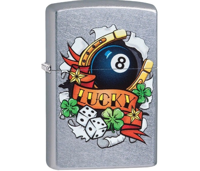 Zippo 29604 207 Luck Tattoo Lighter Silver - Zoom Image 2