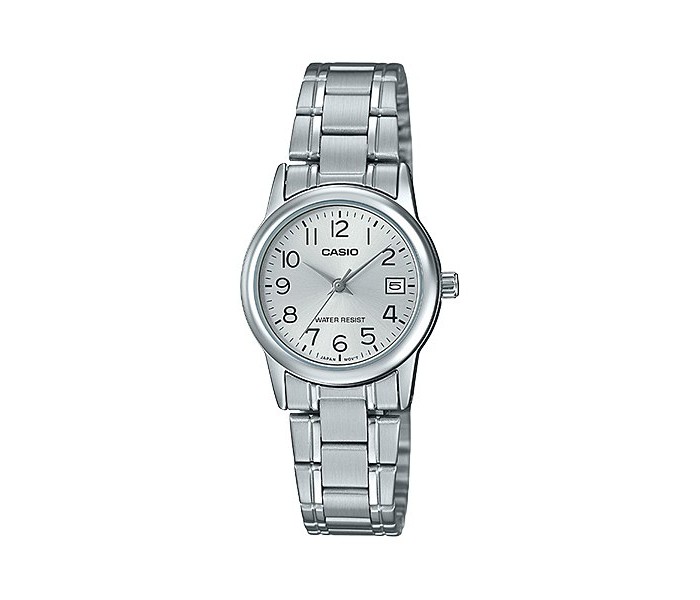 Casio LTP-V002D-7B Womens Analog Watch Silver - Zoom Image