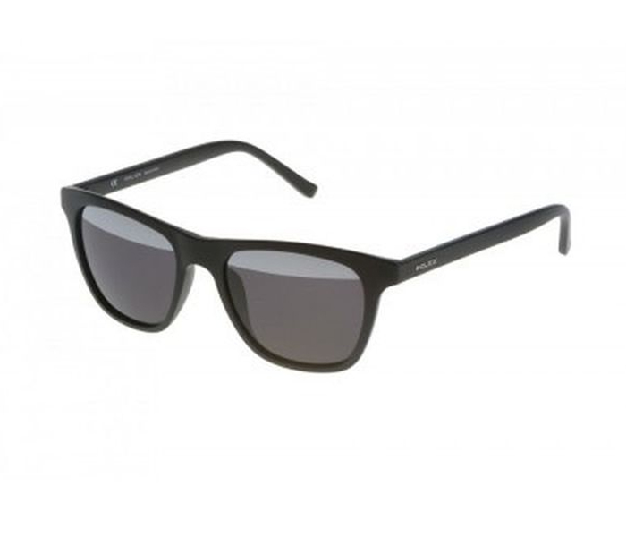 Police S1936VU28H Round Black Frame & Black Mirrored Sunglasses for Men - Zoom Image