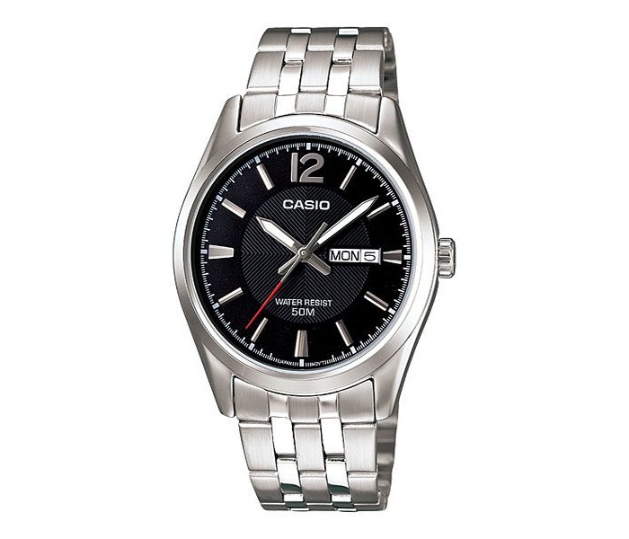 Casio LTP-1335D-1AVDF Womens Analog Watch Black and Silver - Zoom Image