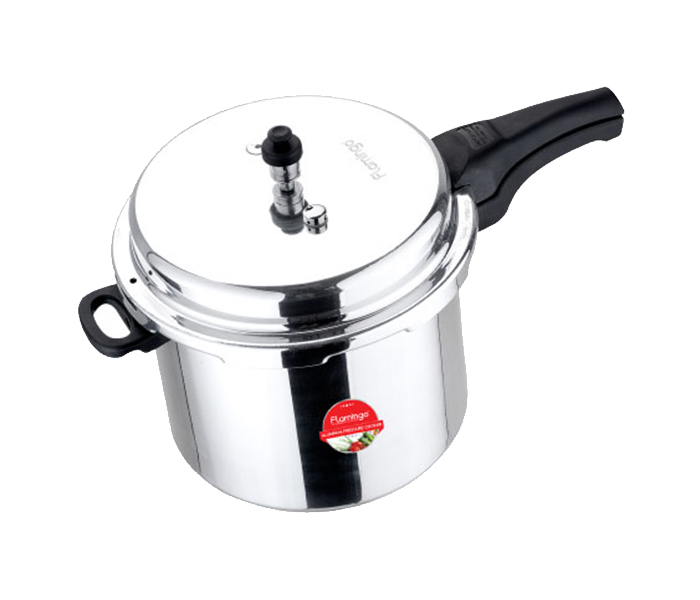 Flamingo FL1810PC 10 Litre Aluminium Pressure Cooker - Silver - Zoom Image