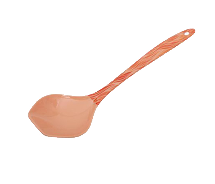 Royalford RF8135 12-inch Melamine Ware Aqua Thai Soup Ladle - Orange - Zoom Image