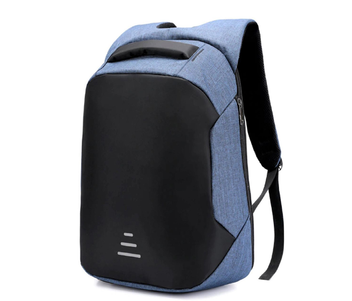 Dasfour AR-096-2 Anti-theft Backpack  Laptop With USB Charge 16 Inches - Blue - Zoom Image 5