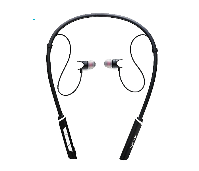 Rapoo VM210 Wireless Neckband Earphone - Black 18153 - Zoom Image 3