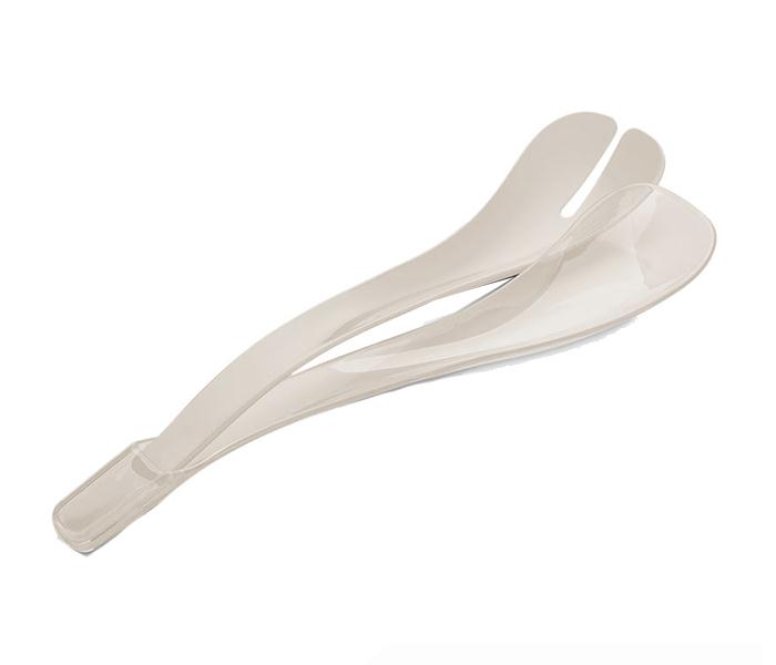 Royalford RF7136 Salad Spoon - White, 2 Pieces - Zoom Image 3