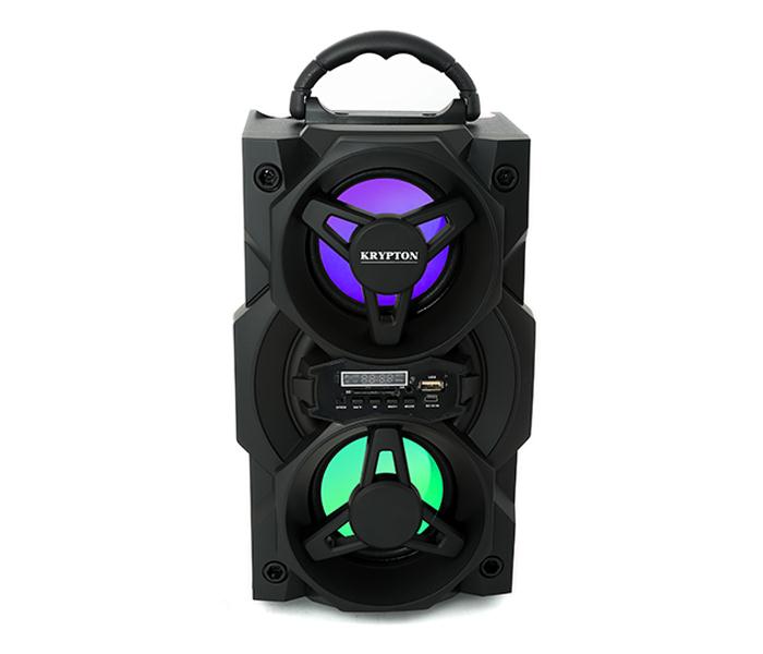 Krypton KNMS6049 Rechargeable Portable Bluetooth Speaker - Black - Zoom Image