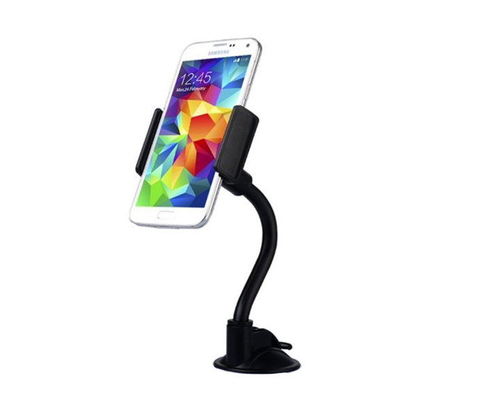 Baseus SUGENT-TR01 Curve Car Mount Mobile Holder - Black - Zoom Image 1