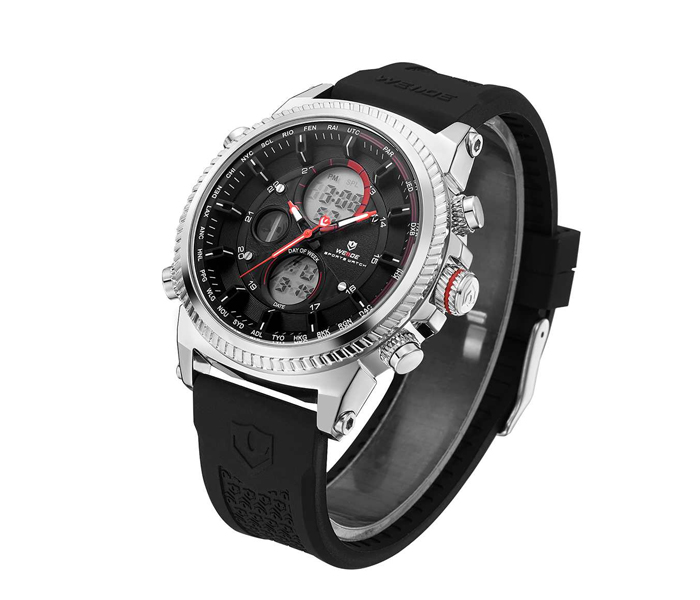 Weide WH-6403PU Analog and LCD Digital Watch Black and Silver - Zoom Image 3