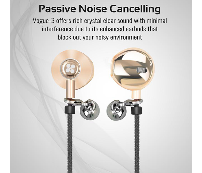 Promate VOGUE-3 Wearable Bracelet Style Stereo Earphones with Pandora Beads - Black - Zoom Image 3