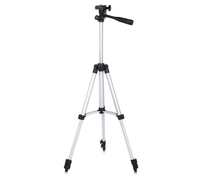 Professional 3110 Portable & Foldable Tripod Stand with Clip Bracket Holder for Mobile, Camera and go pro Flexible Mount with Three-dimensional Head - Zoom Image 8