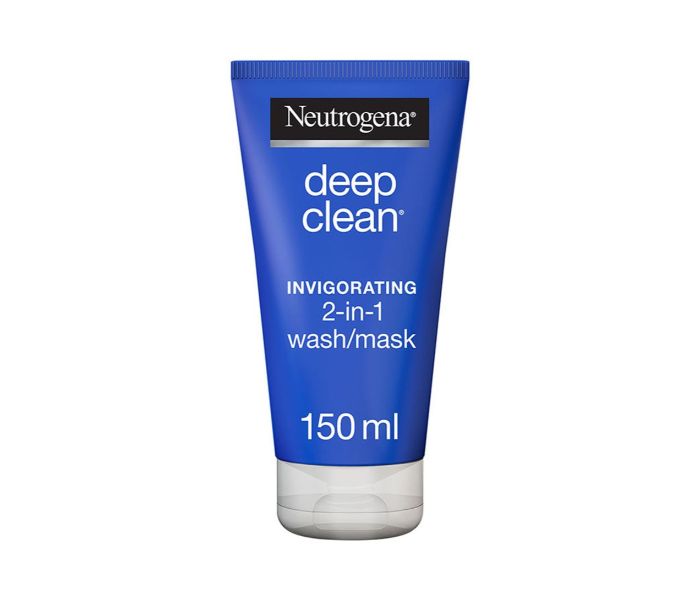 Neutrogena N12019718A Deep Clean Invigorating 2-In-1 Visibly Wash And Mask 150 ml - Zoom Image