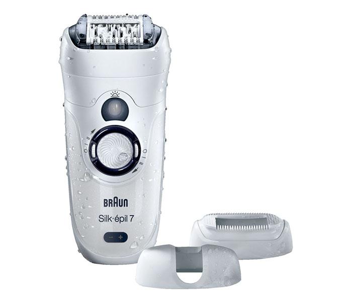 Braun SE 7531 Silkepil Wet & Dry Cordless Epilator - White & Black - Zoom Image 1