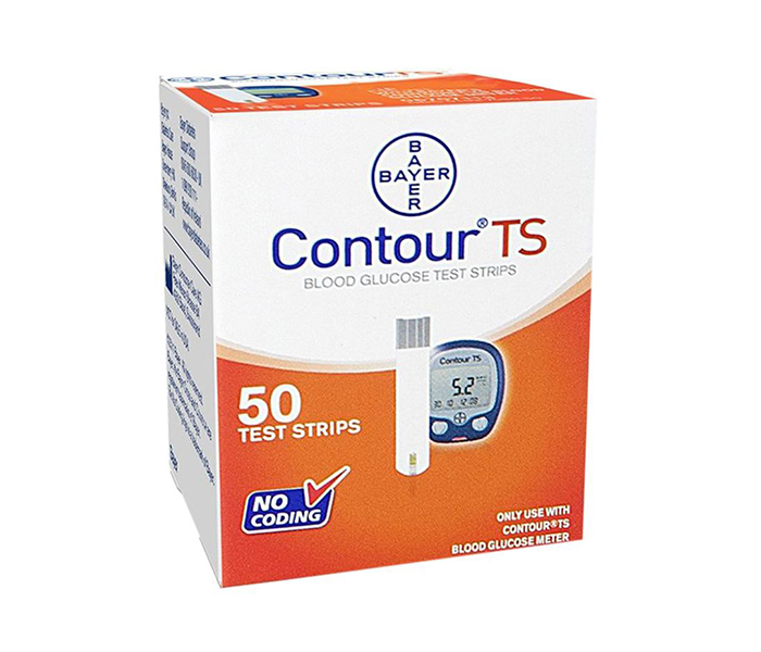 Bayer Contour N13619162A TS Blood Glucose Meter - 50 Test Strips - Zoom Image